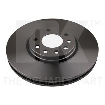 Jeu de 2 disques de frein avant NK OEM 93171500