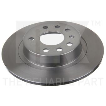 Jeu de 2 disques de frein arrière NK OEM 95526640