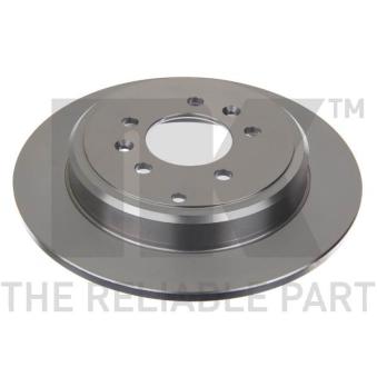 Jeu de 2 disques de frein arrière NK OEM 9640247180 Jeu de 2 disques de frein arrière NK OEM 9640247180