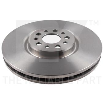 Jeu de 2 disques de frein avant NK 203730 pour CITROEN C8 3.0 V6 - 204cv