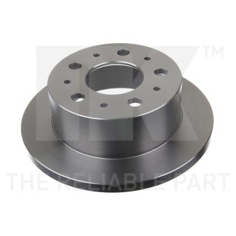 Jeu de 2 disques de frein arrière NK 203732 pour SUZUKI IGNIS 2.0 - 110cv