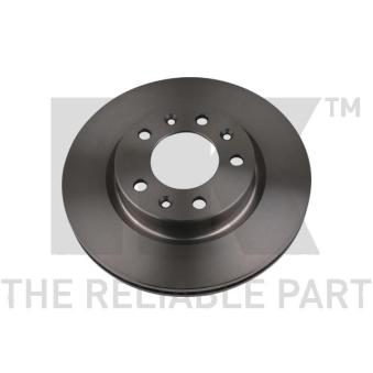 Jeu de 2 disques de frein avant NK [203746]