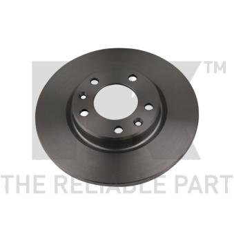 Jeu de 2 disques de frein arrière NK 203749 pour ALFA ROMEO GIULIETTA 1.2 PureTech 110 - 110cv