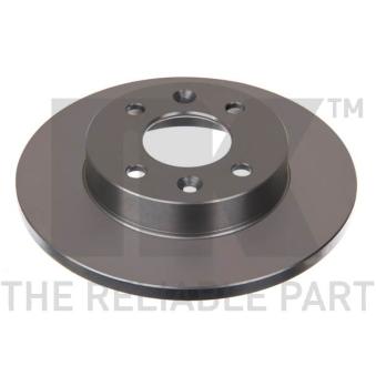 Jeu de 2 disques de frein avant NK [203908]