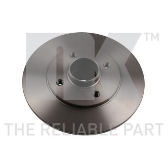 Jeu de 2 disques de frein arrière NK OEM 7700805148