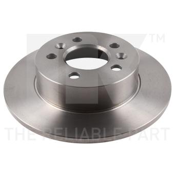 Jeu de 2 disques de frein arrière NK OEM 6025370406