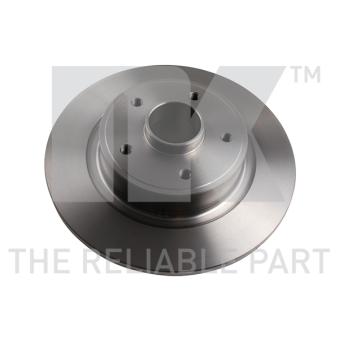 Jeu de 2 disques de frein arrière NK OEM 8200367094