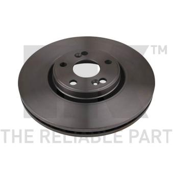 Jeu de 2 disques de frein avant NK 203948 pour CITROEN C5 3.0 DCI - 181cv