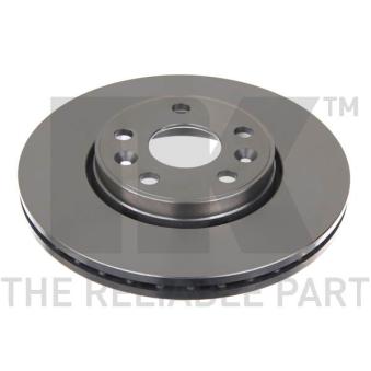 Jeu de 2 disques de frein avant NK 203982 pour HYUNDAI TRAJET 1.5 DCI 110 - 110cv