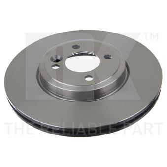 Jeu de 2 disques de frein avant NK [204040]