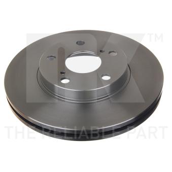 Jeu de 2 disques de frein avant NK 2045170 pour MAZDA 5 1.6 D4-D - 112cv