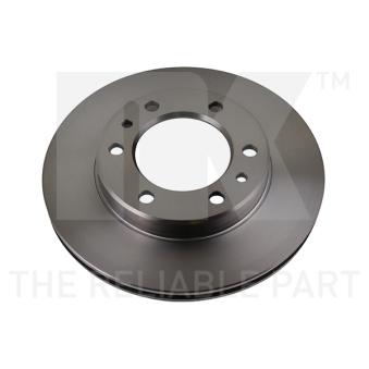 Jeu de 2 disques de frein avant NK [204522]