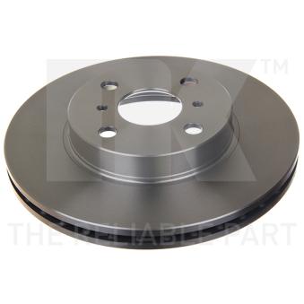 Jeu de 2 disques de frein avant NK 204543 pour FERRARI TESTAROSSA 1.6 - 110cv