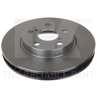 Jeu de 2 disques de frein avant NK OEM 4351205010