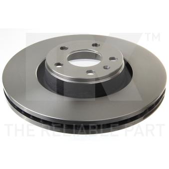 Jeu de 2 disques de frein avant NK 2047100 pour DODGE DURANGO 3.2 FSI - 260cv