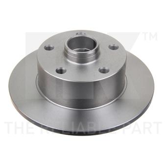 Jeu de 2 disques de frein arrière NK OEM 8D0615601B