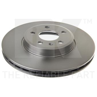 Jeu de 2 disques de frein avant NK OEM 8W0615301G