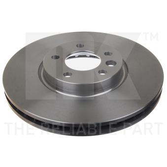 Jeu de 2 disques de frein avant NK 2047145 pour MAZDA E SERIE 2.0 TDI - 110cv