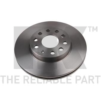 Jeu de 2 disques de frein avant NK 2047166 pour SAAB 93 1.6 TDI - 110cv