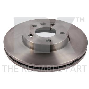 Jeu de 2 disques de frein avant NK 2047171 pour MAZDA E SERIE 2.0 TDI - 110cv