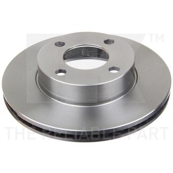 Jeu de 2 disques de frein avant NK 204738 pour RENAULT MASTER 2.0 E - 115cv