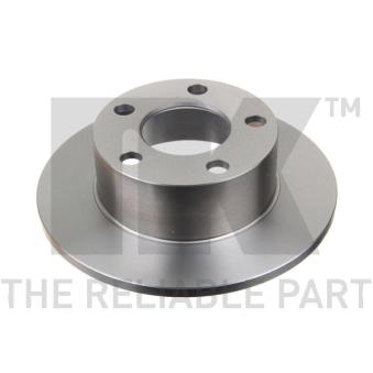 Jeu de 2 disques de frein arrière NK 204744 pour MERCEDES-BENZ CLASSE E 2.3 E - 133cv