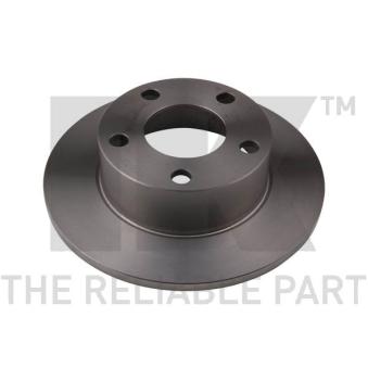 Jeu de 2 disques de frein arrière NK 204749