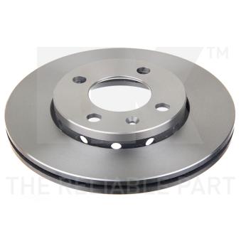 Jeu de 2 disques de frein avant NK [204756]