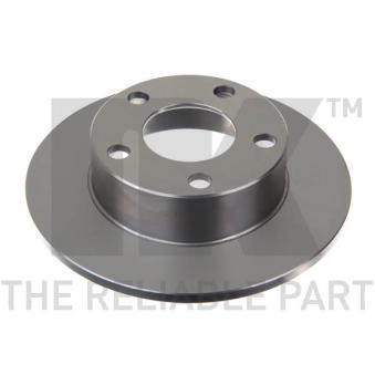 Jeu de 2 disques de frein arrière NK OEM 4B0615601