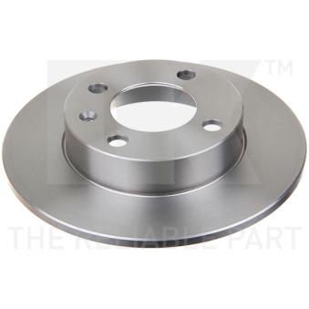 Jeu de 2 disques de frein arrière NK OEM 6N0615601B