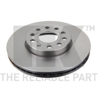 Jeu de 2 disques de frein avant NK 204788 pour SAAB 93 1.6 TDI - 110cv