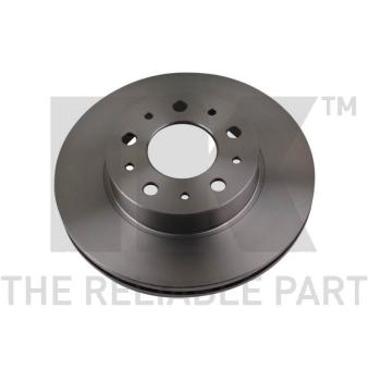 Jeu de 2 disques de frein avant NK OEM 1359906
