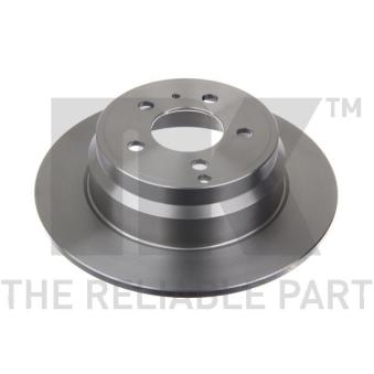 Jeu de 2 disques de frein arrière NK 204833 pour FORD KUGA 2.0 - 180cv