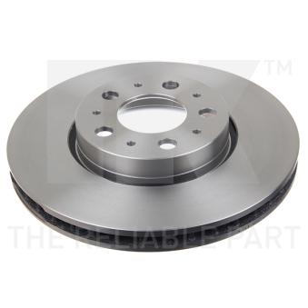 Jeu de 2 disques de frein avant NK OEM 31400739