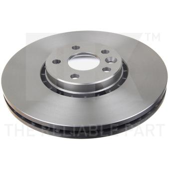 Jeu de 2 disques de frein avant NK OEM 31410568