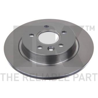 Jeu de 2 disques de frein arrière NK OEM 31341646