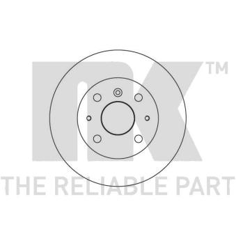 Jeu de 2 disques de frein avant NK OEM 4351287717 Jeu de 2 disques de frein avant NK OEM 4351287717