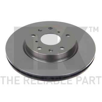 Jeu de 2 disques de frein avant NK 205218 pour MAZDA 3 1,5 VVTi - 110cv