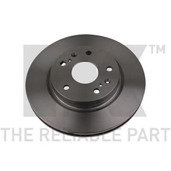 Jeu de 2 disques de frein avant NK [205231]