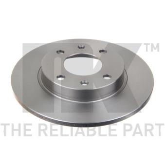 Jeu de 2 disques de frein avant NK [209910]