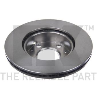 Jeu de 2 disques de frein avant NK 209946 pour HYUNDAI VELOSTER 2.0 - 110cv