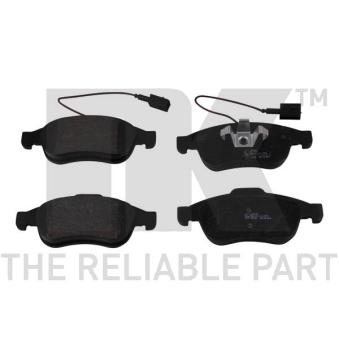 Jeu de 4 plaquettes de frein avant NK OEM 77365590