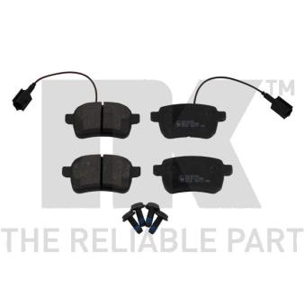 Jeu de 4 plaquettes de frein arrière NK OEM 71770092