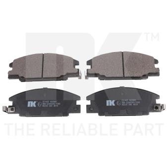 Jeu de 4 plaquettes de frein avant NK OEM 1605916 Jeu de 4 plaquettes de frein avant NK OEM 1605916