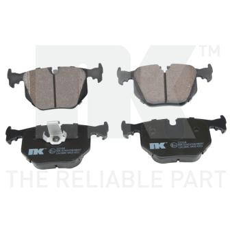 Jeu de 4 plaquettes de frein arrière NK [221518]