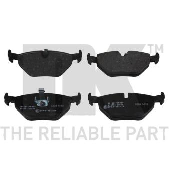 Jeu de 4 plaquettes de frein arrière NK OEM SFP100520