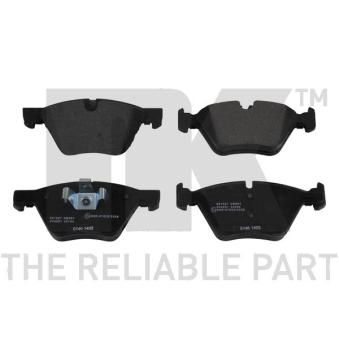 Jeu de 4 plaquettes de frein avant NK OEM 34112288879