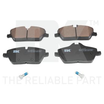 Jeu de 4 plaquettes de frein avant NK OEM 34116860016