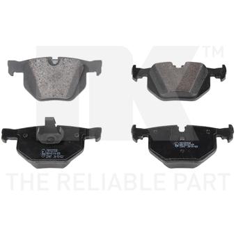 Jeu de 4 plaquettes de frein arrière NK OEM 34216761285 Jeu de 4 plaquettes de frein arrière NK OEM 34216761285