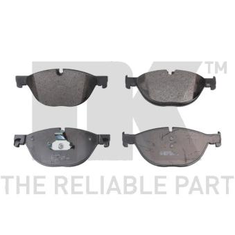 Jeu de 4 plaquettes de frein avant NK [221546]